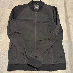 Theory Men's Charcoal Bomber Jacket